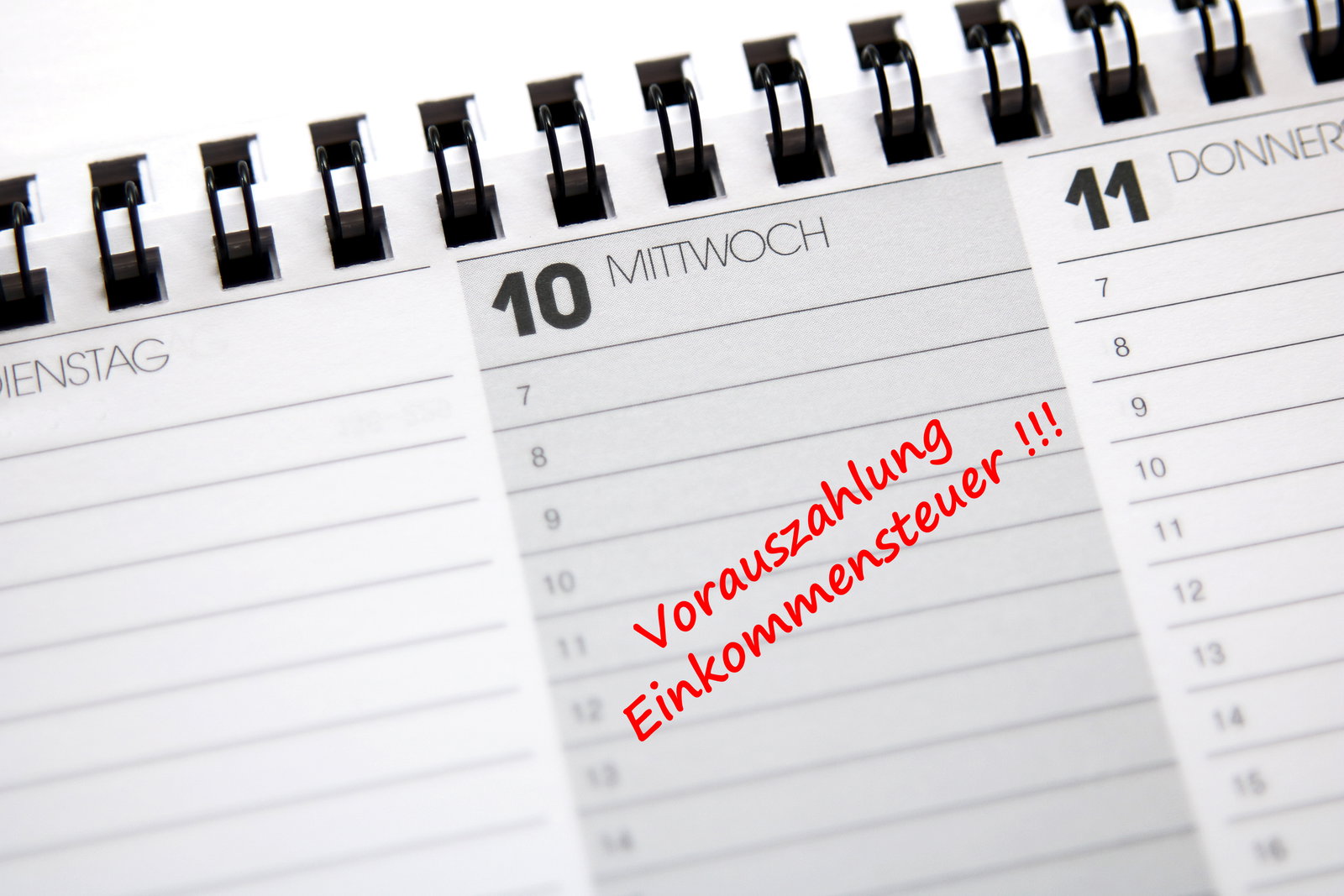 Was ist eine Einkommensteuer-Vorauszahlung?
